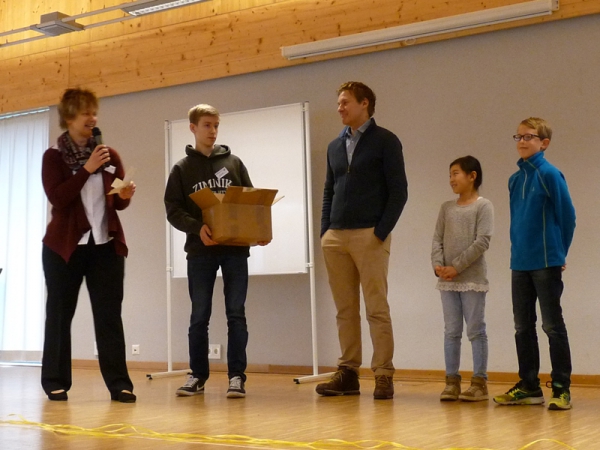 Preise für die Schätzspiel-Sieger