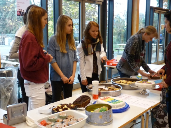 Kuchen-Stand des Abi-Jahrgangs