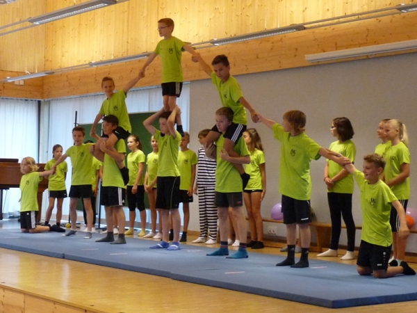 Akrobatik der Klasse 6s