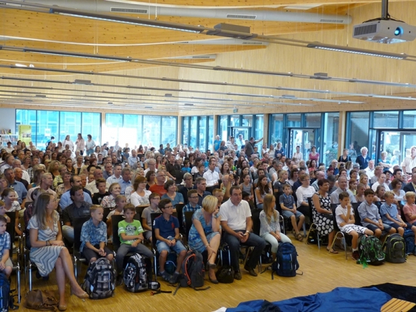 Einschulung in der Mensa