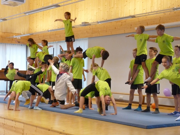 Akrobatik der Klasse 6s
