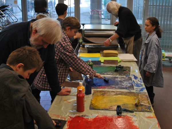 Kunst: selbst Gedrucktes