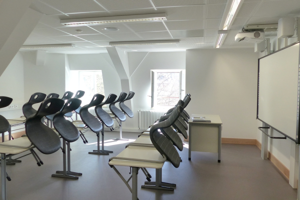 Unterrichtsraum in der Kuppel