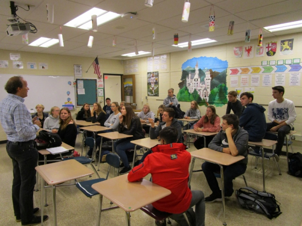 in einem Deutschraum der Schule