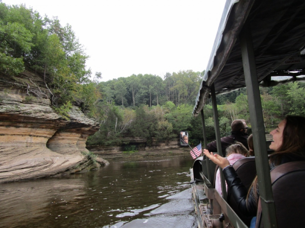 ... auf dem Wisconsin River