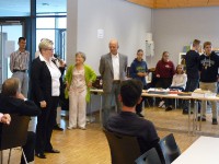 Treffen in der Mensa