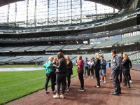 Besuch im Miller-Park-Stadion